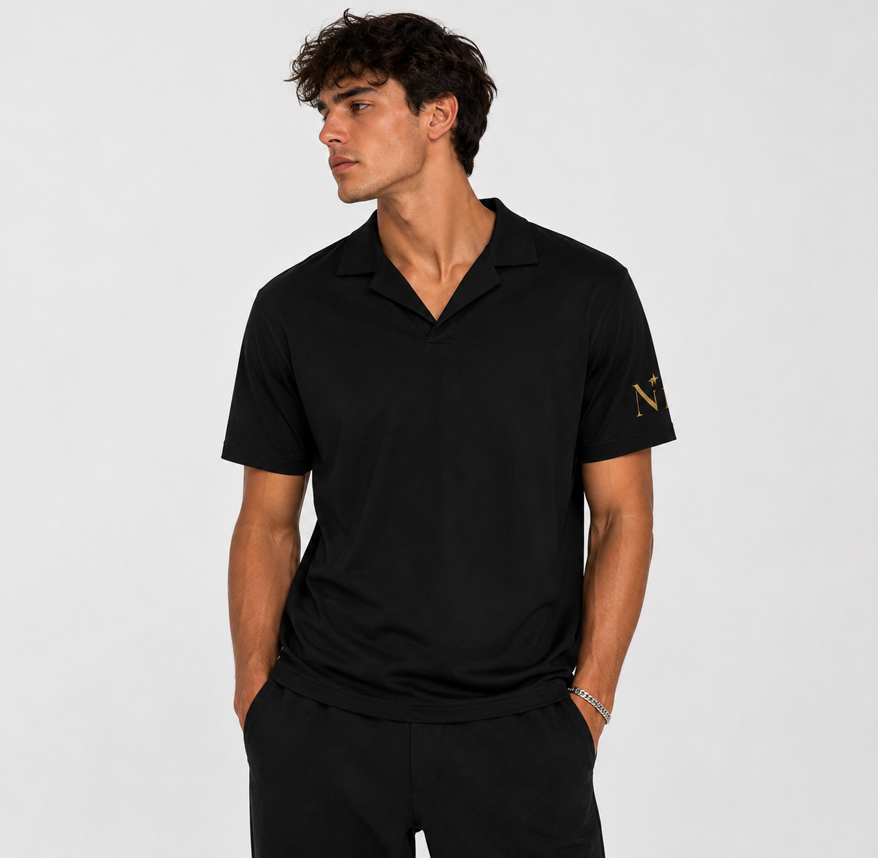 NOIRÉ Midnight Collar Tee