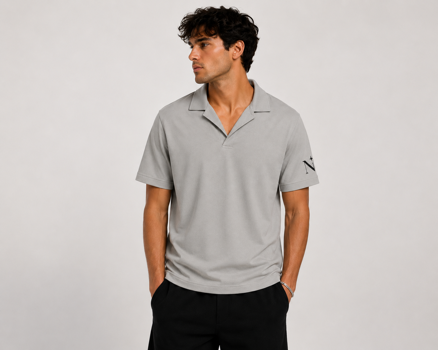 NOIRÉ Midnight Collar Tee